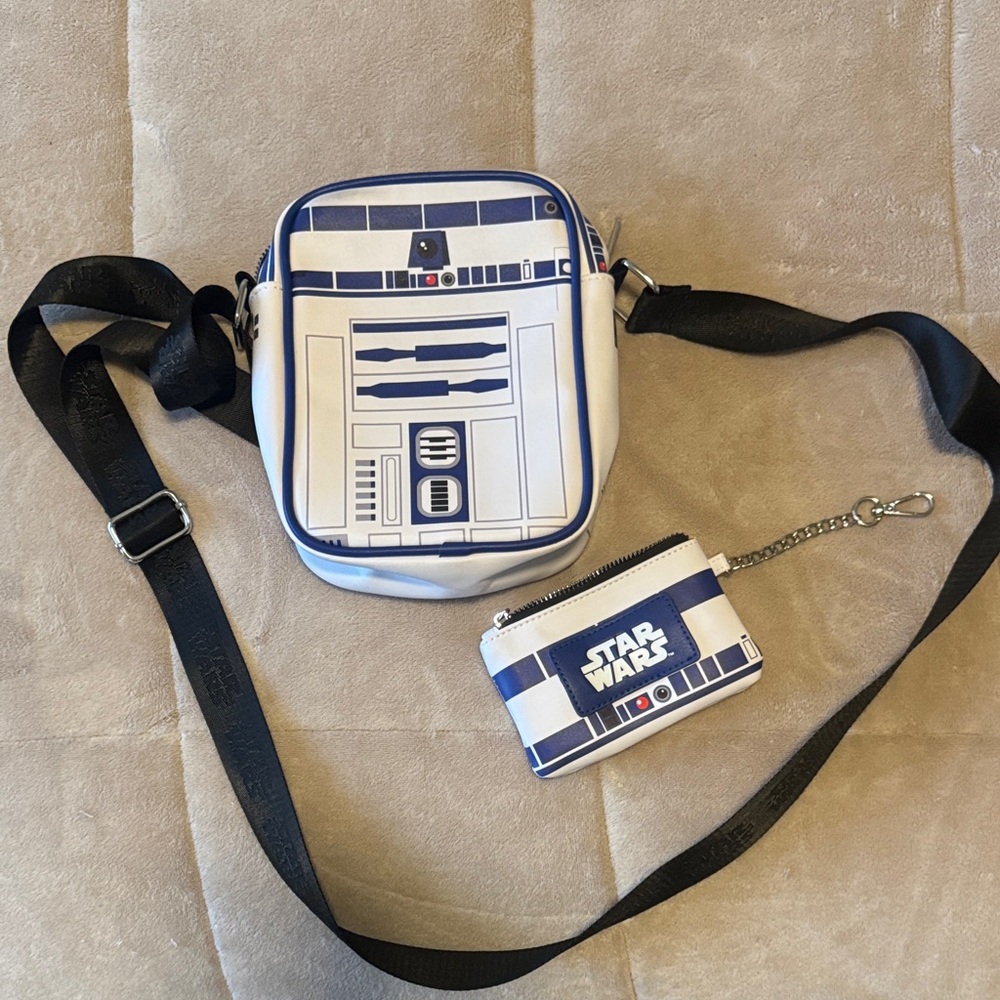 Star Wars R2-D2 Themed Bag Set in White and Blue
